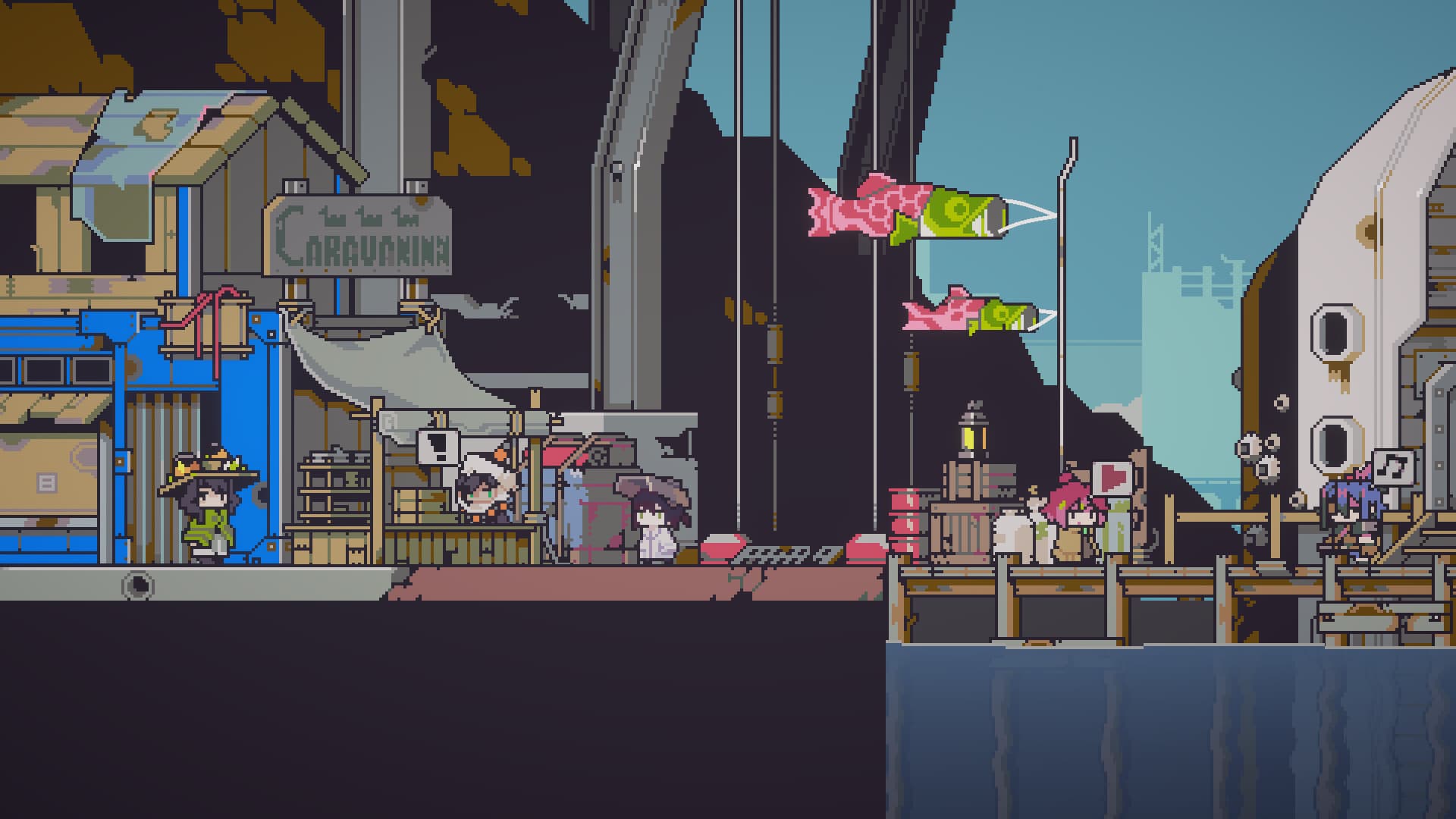 Cooking ingredients and equipment in Doloc Town